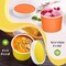 60 Pack 8 Ounces Ice Cream Paper Cups with Lids Disposable Paper Dessert Bowls Ice Cream Containers Sundae Snack Party Supplies Treat Soup Cups for Camping, Trips, Picnics, and Events